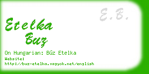 etelka buz business card